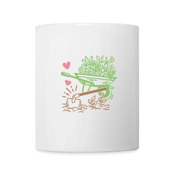 Gartenarbeit Garten Gärtner - Tasse - Weiß - Vorne
