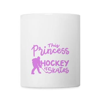 Eishockey Mädchen Hockey Schlittschuhe - Tasse - Weiß - Vorne