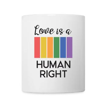Mois de la fierté LGBT - L’amour est un droit humain - Mug blanc - blanc - Devant