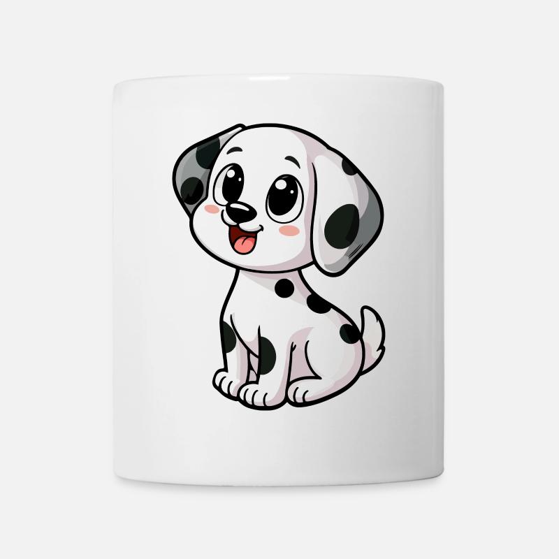 Süßer Dalmatiner - Tasse - Weiß