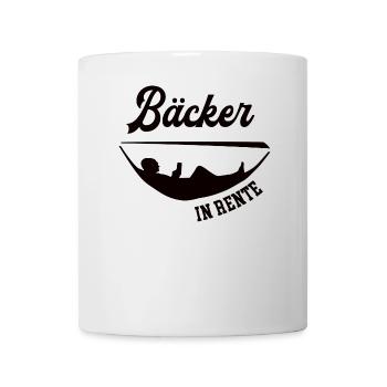 Bäcker in Rente Rentenbeginn Bäckerei Chef Meister - Tasse - Weiß - Vorne