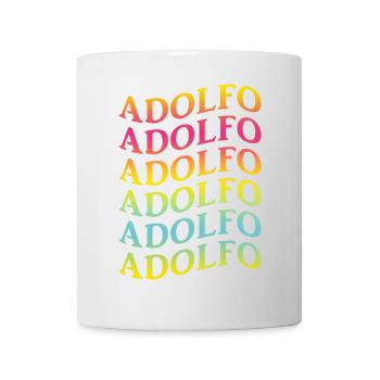 Adolfo t-shirt effet vague t-shirt idée cadeau - Mug blanc - blanc - Devant