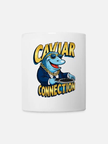 Kaviar Connection - Tasse - Weiß