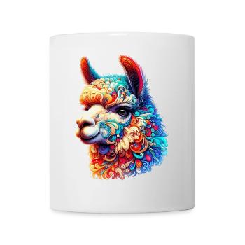 Alpaka - Tasse - Weiß - Vorne