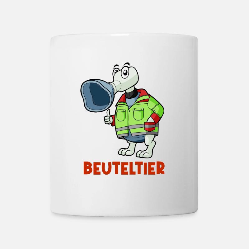 Beuteltier - Notfallmedizin & Anästhesie Buddy - Tasse - Weiß