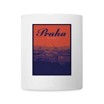 Praha Gradient Cityscape - Mug - white - Front