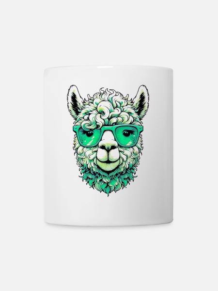 Alpaga - Mug blanc - blanc