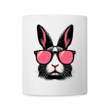 Rabbit with Sunglasses - Mug - white - Front