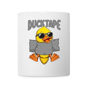 Duck Tape | Entenküken mit Duct Tape - Tasse - Weiß - Vorne
