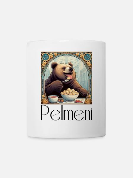 Pelmeni Bear Russian Gift - Mug - white