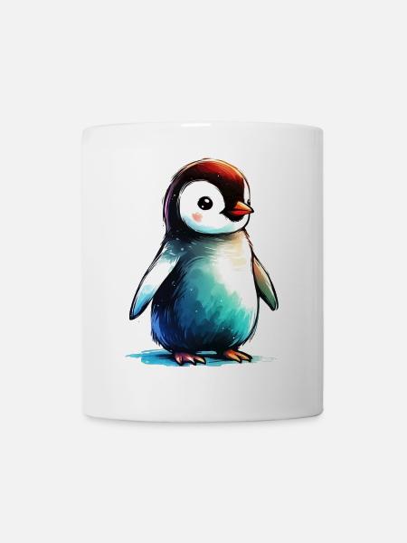 Pinguin - Tasse - Weiß