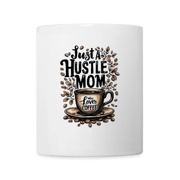 Nur eine hektische Mutter, die Kaffee liebt - Tasse - Weiß - Vorne