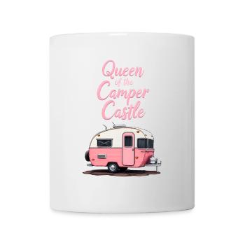 Queen Of The Camper Castle, RV Girl - Mug - white - Front