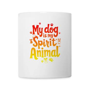 MEIN HUND IST MEIN SEELENTIER - Tasse - Weiß - Vorne