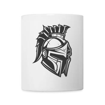 Spartaner Helm Sparta - Tasse - Weiß - Vorne