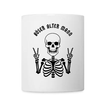 Böser alter Mann - Tasse - Weiß - Vorne