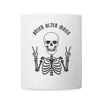 Böser alter Mann - Tasse - Weiß - Vorne