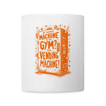 MEIN LIEBLINGSAUTOMAT IM FITNESSSTUDIO DER VERKAUFSAUTOMAT - Tasse - Weiß - Vorne