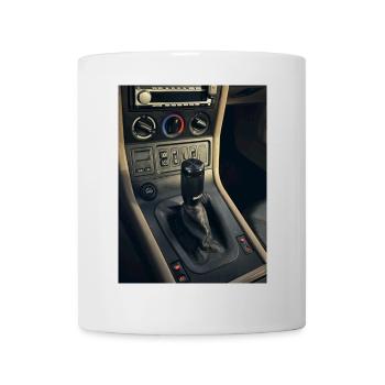 Echter Handschalter! - Tasse - Weiß - Vorne