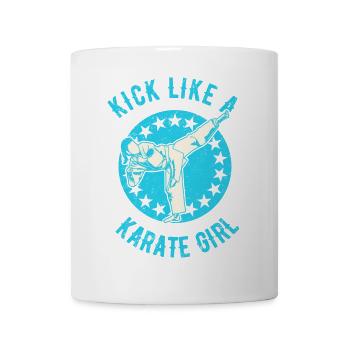 Karaté pour les femmes - Mug blanc - blanc - Devant
