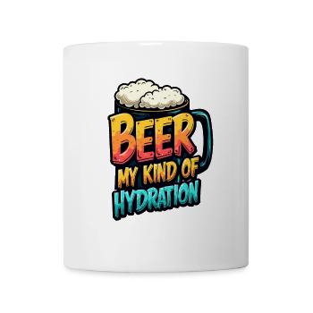 BEER: MY KIND OF HYDRATION - Mug - white - Front