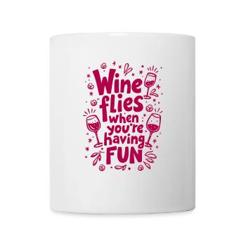 LE VIN VOLE QUAND ON S’AMUSE - Mug blanc - blanc - Devant