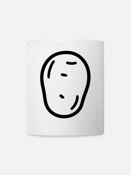 Kartoffel - Tasse - Weiß