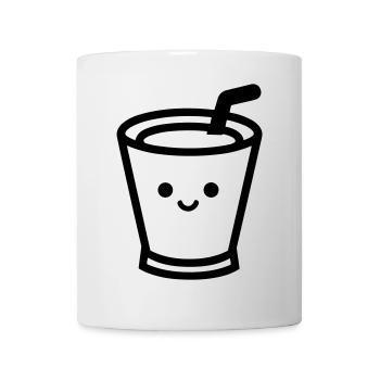Kaffeebecher - Tasse - Weiß - Vorne