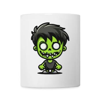 Zombie Halloween Comic - Tasse - Weiß - Vorne