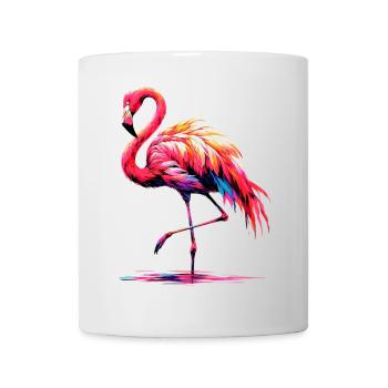 Flamant - Mug blanc - blanc - Devant