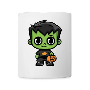 Zombie Halloween Cute Comic - Mug - white - Front