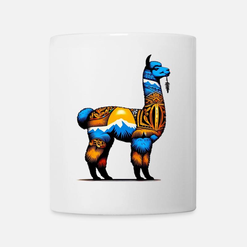 Alpaka - Tasse - Weiß