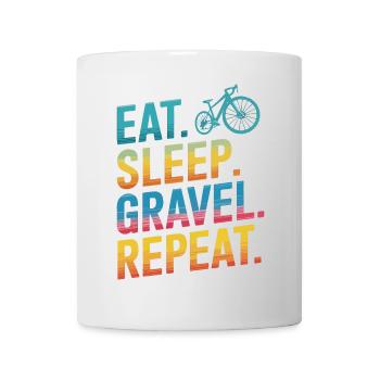 Conception motivante du mode de vie cycliste - Mug blanc - blanc - Devant