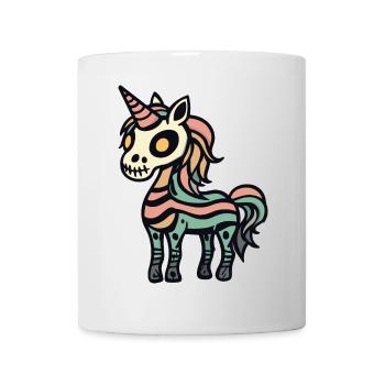 Einhorn Halloween Comic Lustig - Tasse - Weiß - Vorne
