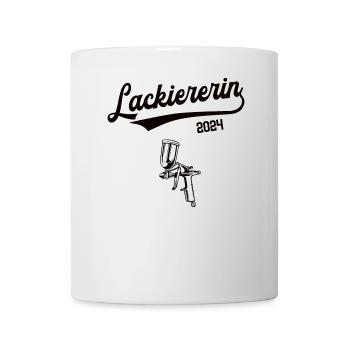 Lackiererin 2024 Ausbildung Prüfung Lackierer Frau - Tasse - Weiß - Vorne