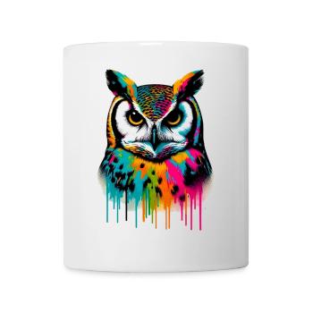 Hibou - Mug blanc - blanc - Devant