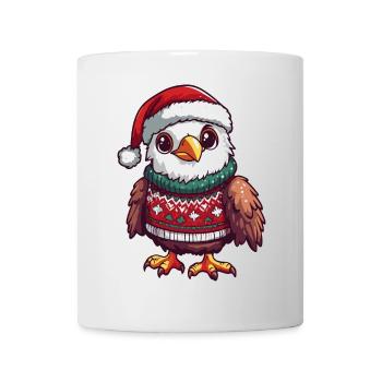 Noël de l’aigle - Mug blanc - blanc - Devant