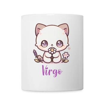 Süße Virgo Sternzeichen Astrologie Geschenk - Tasse - Weiß - Vorne