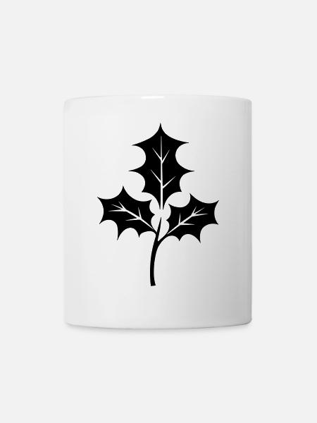 Stechpalme - Tasse - Weiß