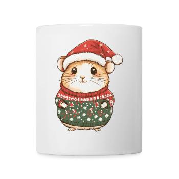 Hamster Christmas - Mug - white - Front