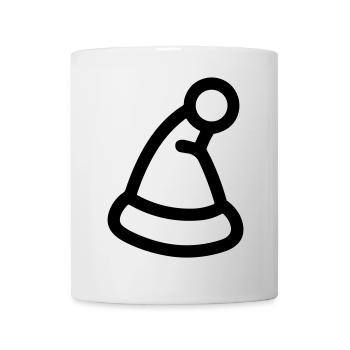 Christmas hat - Mug - white - Front