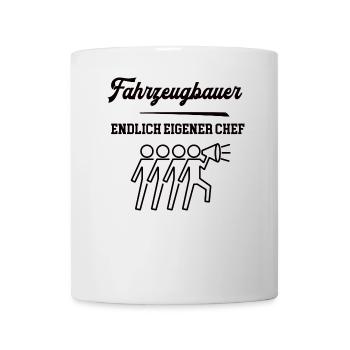 Fahrzeugbauer Chef Selbstständigkeit Firma Gründen - Tasse - Weiß - Vorne