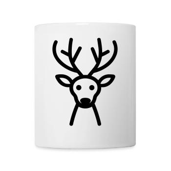 renne - Mug blanc - blanc - Devant