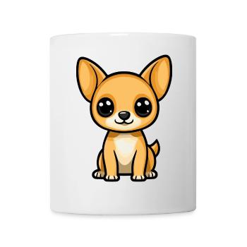 Chihuahua Dog Comic Cute - Mug - white - Front
