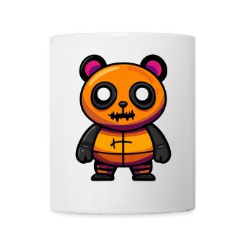 Panda Halloween Tier - Tasse - Weiß - Vorne