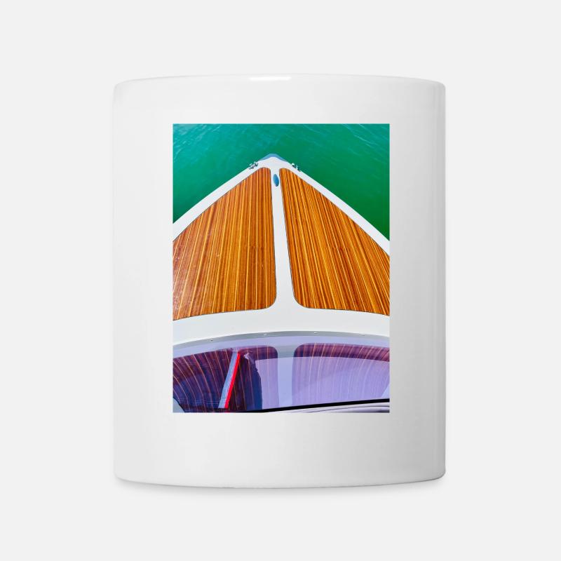 Motorboot - Tasse - Weiß