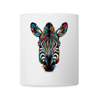 Zebra - Tasse - Weiß - Vorne