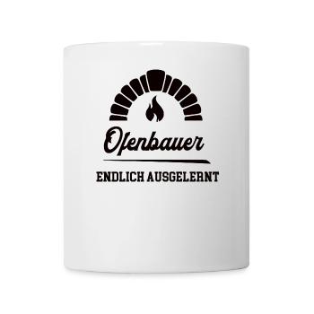 Ofenbauer Ausbildung Bestanden Azubi Ofenbau Lehre - Tasse - Weiß - Vorne