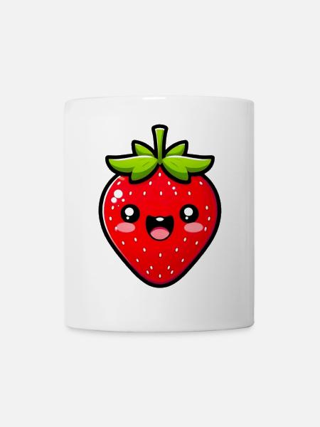Fraise Fraises - Mug blanc - blanc