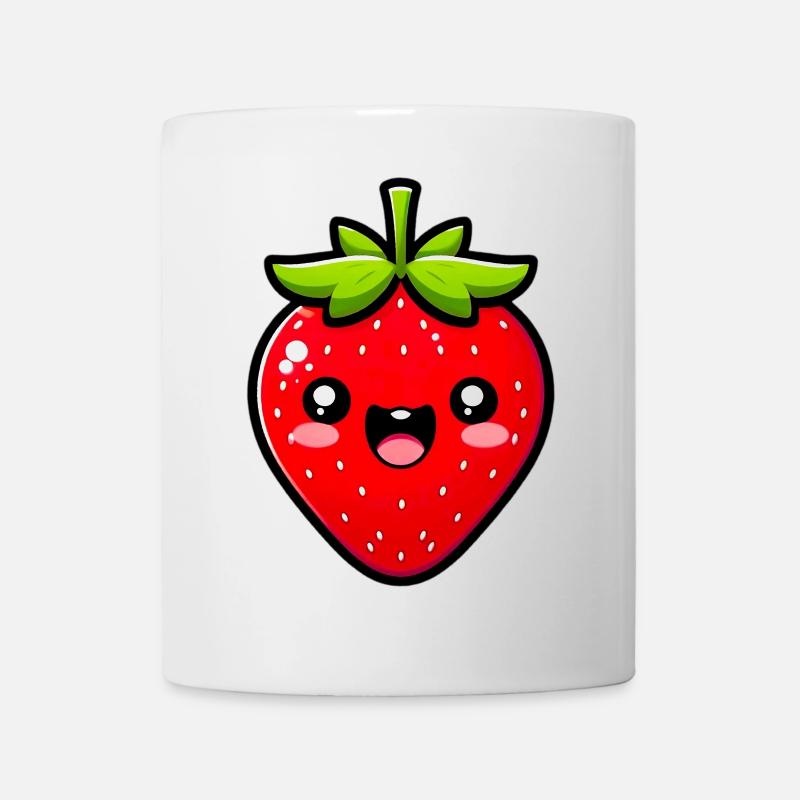 Fraise Fraises - Mug blanc - blanc